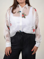BLUSA FLORA - BLANCO - Thumbnail 2