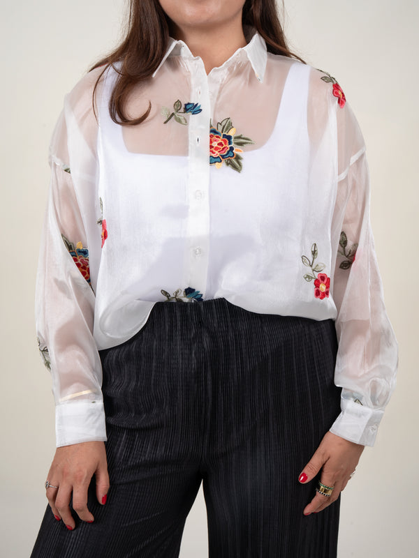 BLUSA FLORA - BLANCO - Secondary