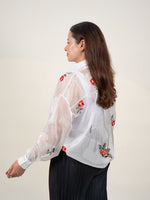 BLUSA FLORA - BLANCO - Thumbnail 3
