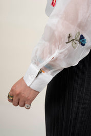 BLUSA FLORA - BLANCO