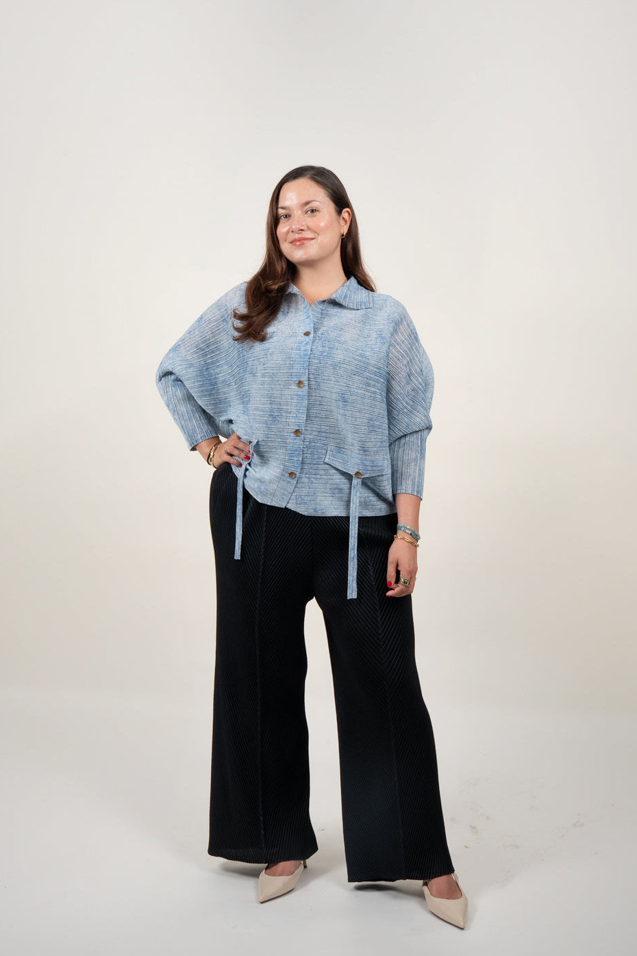 CHAQUETA MAR - CELESTE - Gallery 5