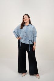 CHAQUETA MAR - CELESTE