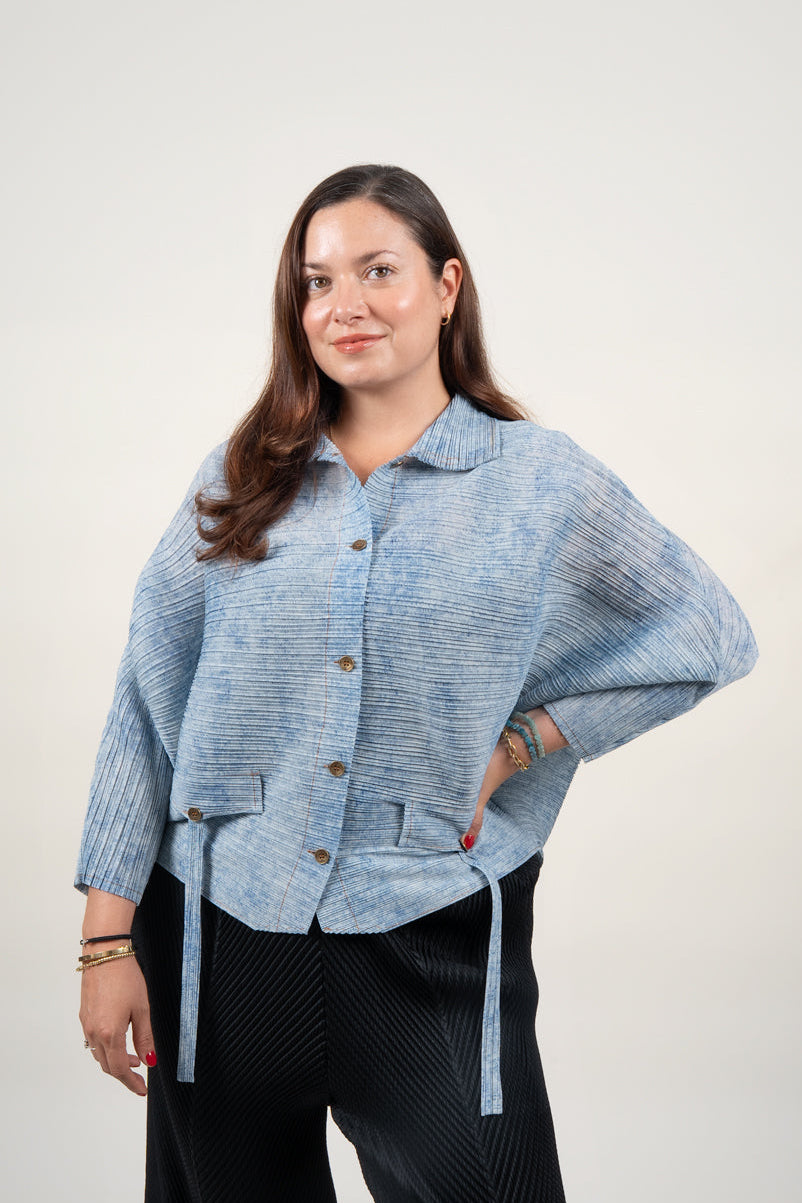 CHAQUETA MAR - CELESTE - Gallery 1