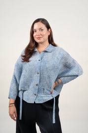CHAQUETA MAR - CELESTE