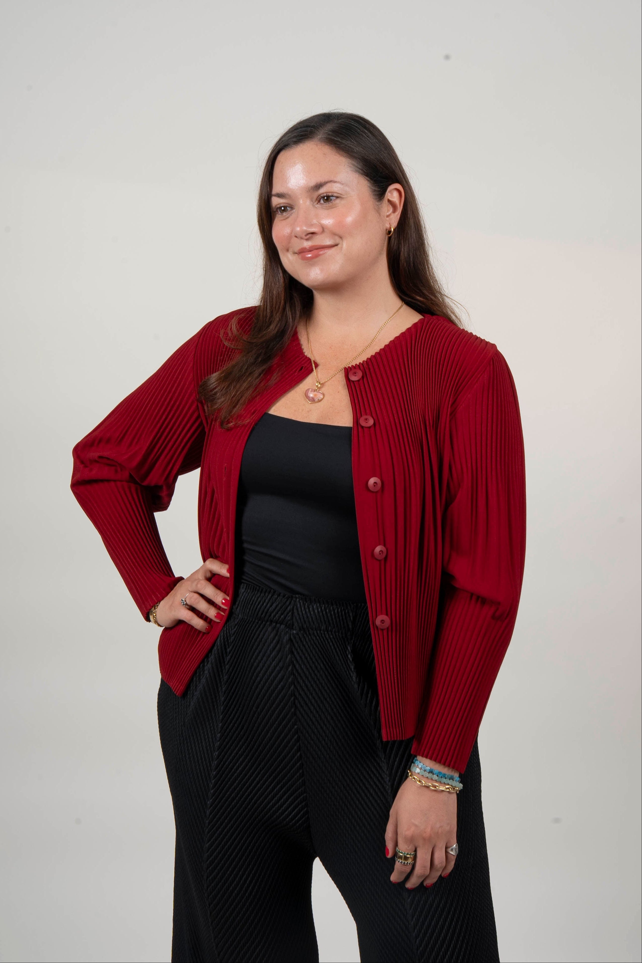 CHAQUETA ZOE - BORGOÑO - Gallery 4