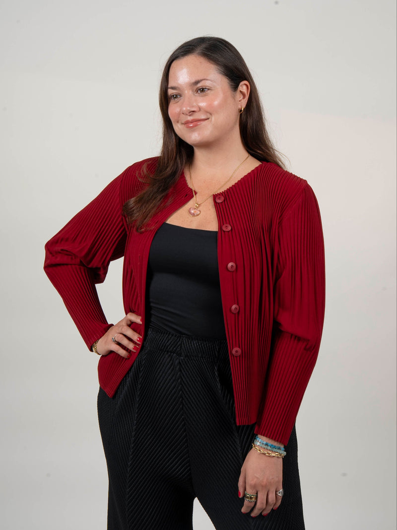 CHAQUETA ZOE - BORGOÑO - Image 4