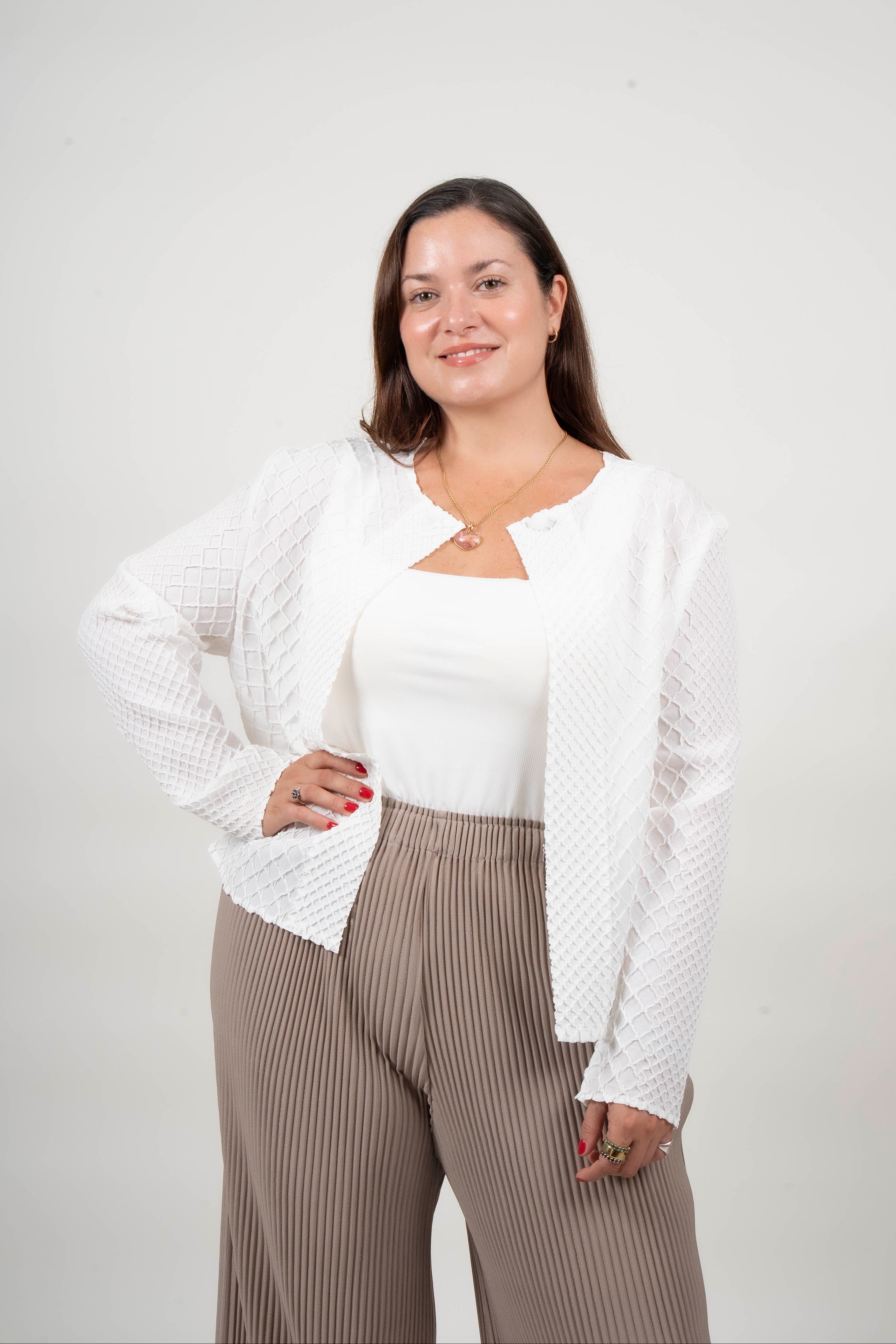 CHAQUETA NICOLE - BLANCO