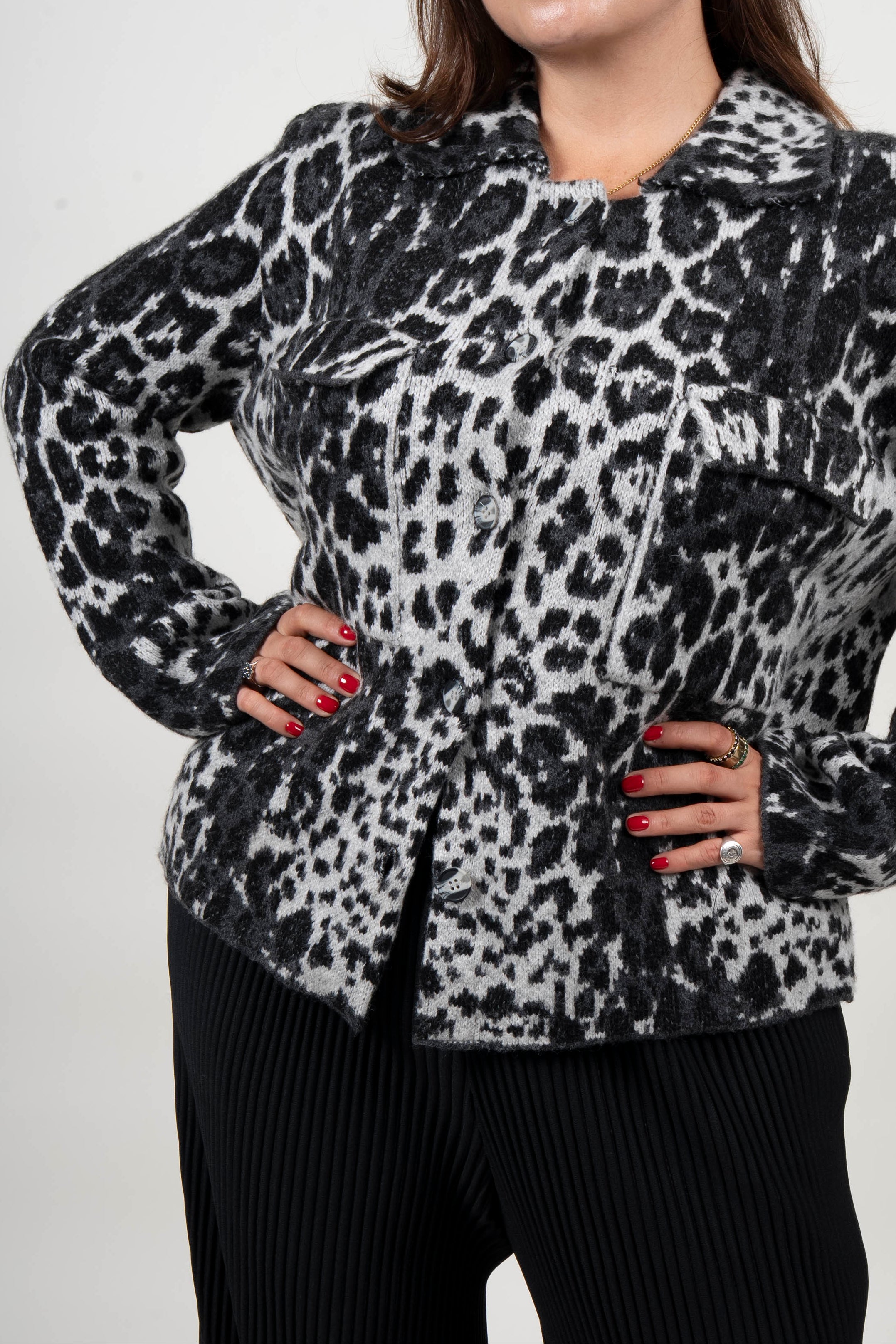 CHAQUETA BRIANA - ANIMAL PRINT