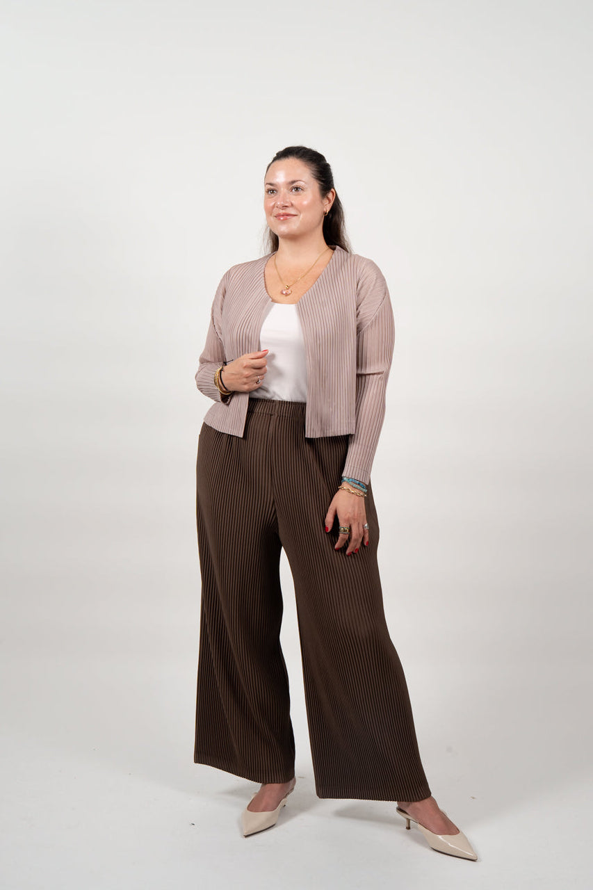 PANTALON LILY - MARRON