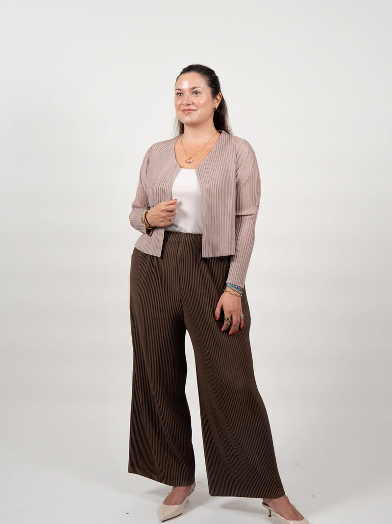 PANTALON LILY - MARRON - Image 4