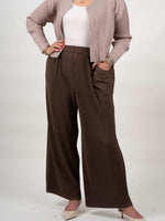 PANTALON LILY - MARRON - Thumbnail 5