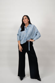 CHAQUETA MAR - CELESTE