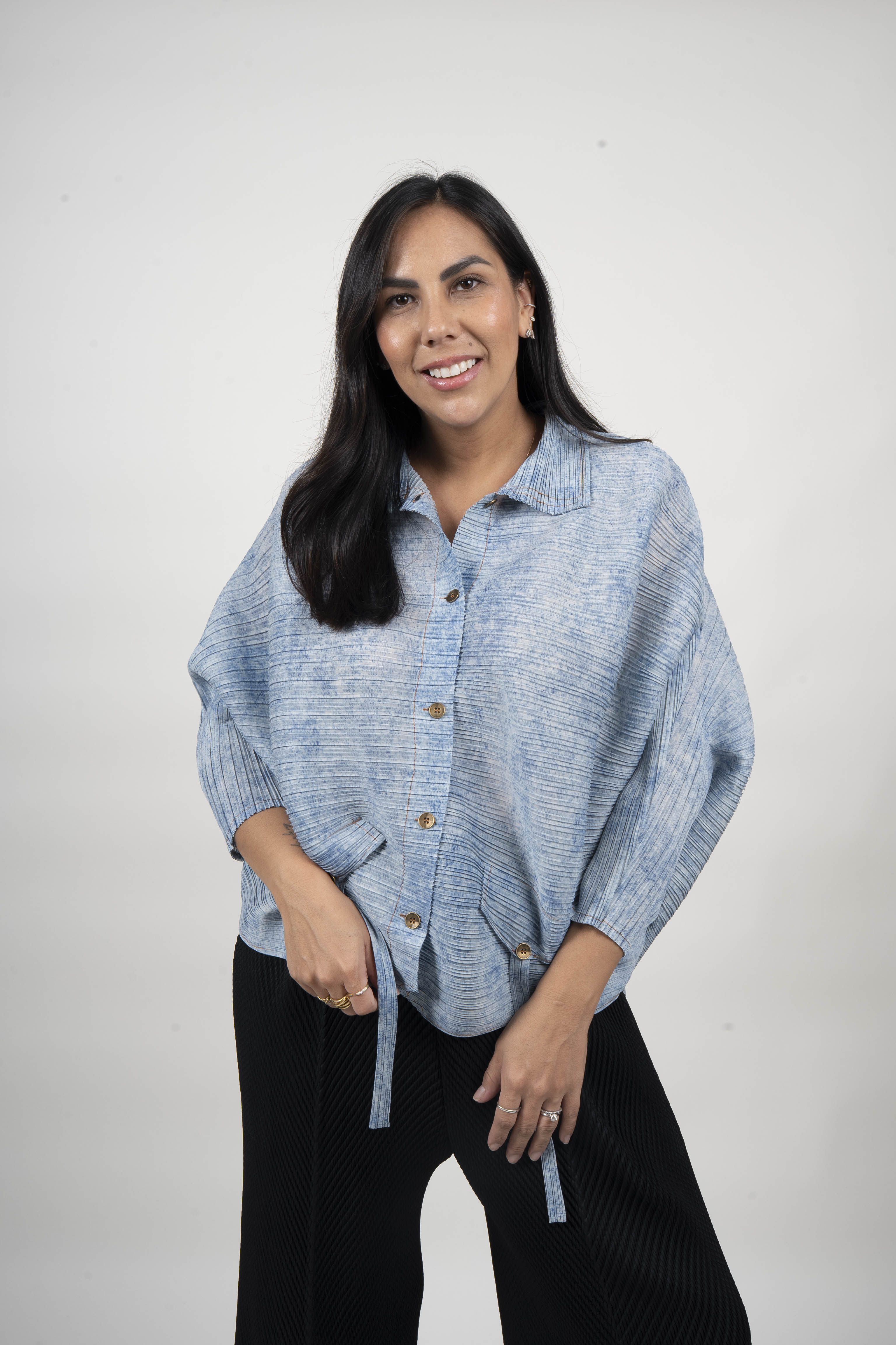 CHAQUETA MAR - CELESTE - Gallery 6