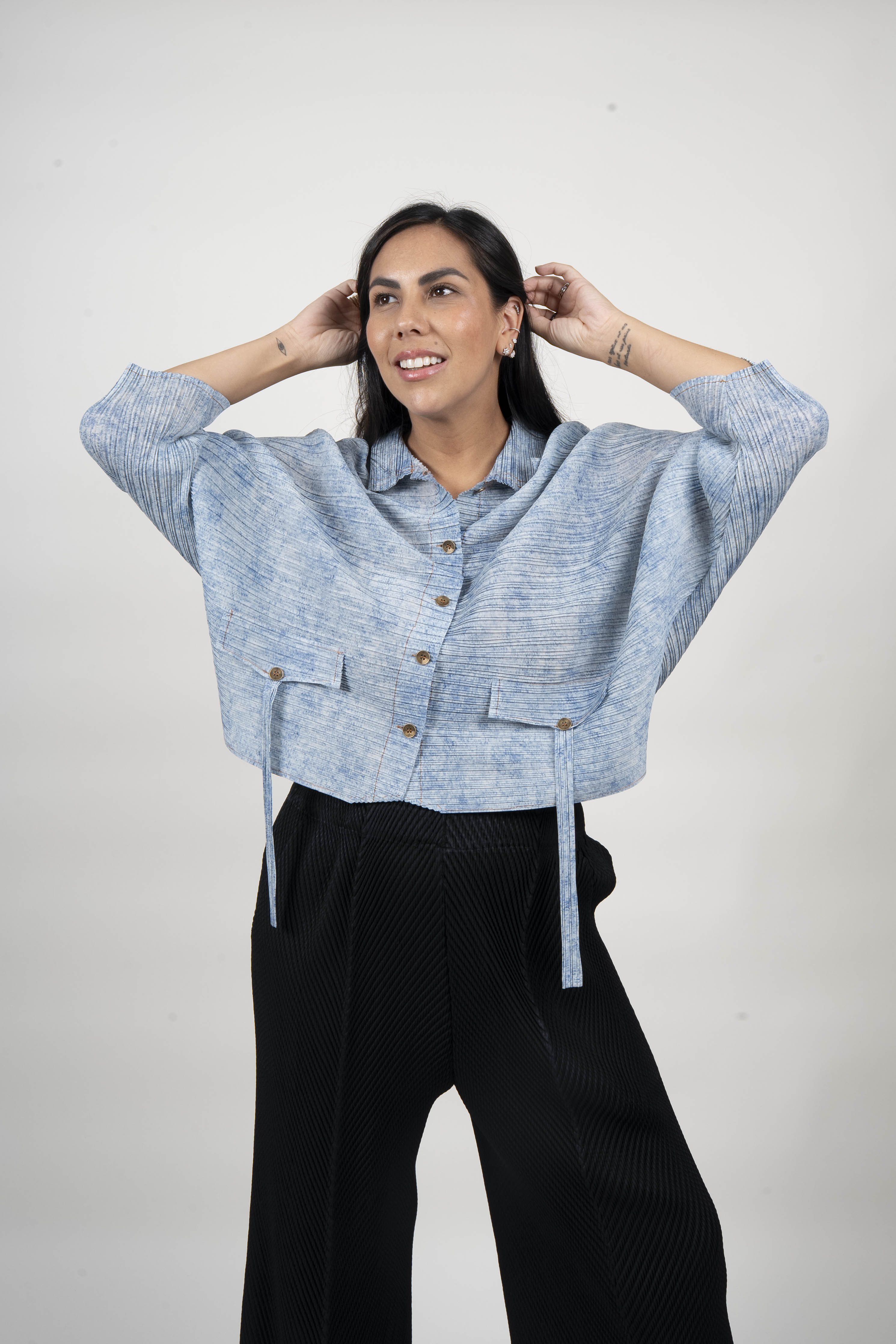 CHAQUETA MAR - CELESTE - Gallery 2
