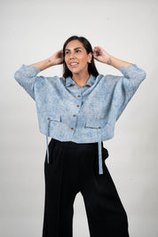 CHAQUETA MAR - CELESTE