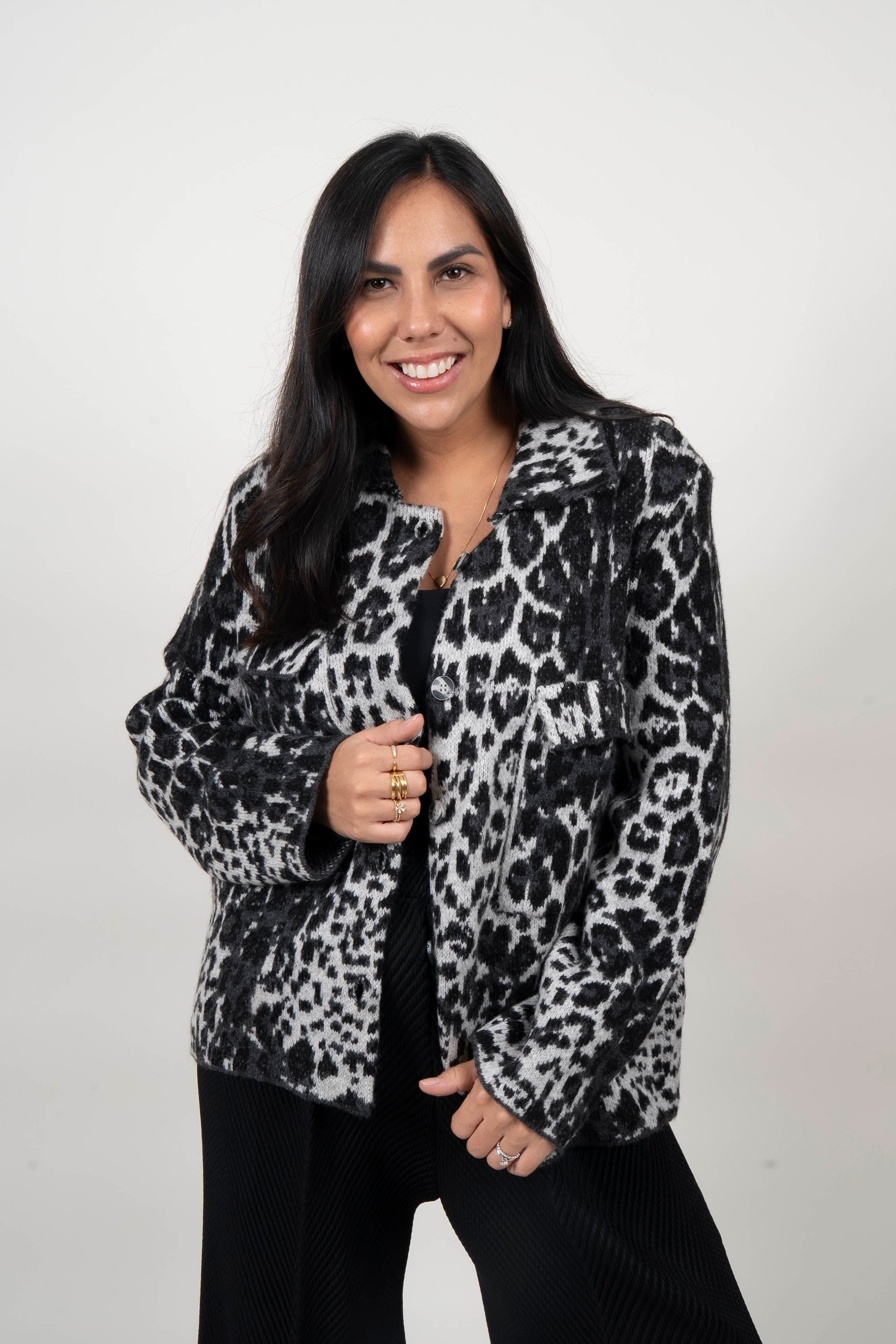CHAQUETA BRIANA - ANIMAL PRINT