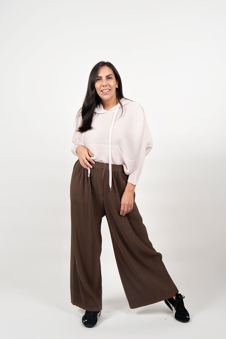 PANTALON LILY - MARRON