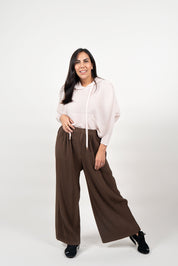 PANTALON LILY - MARRON