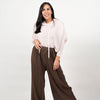 PANTALON LILY - MARRON