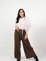 PANTALON LILY - MARRON - Thumbnail 1