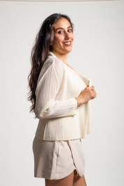 CHAQUETA VIVIANA - HUESO