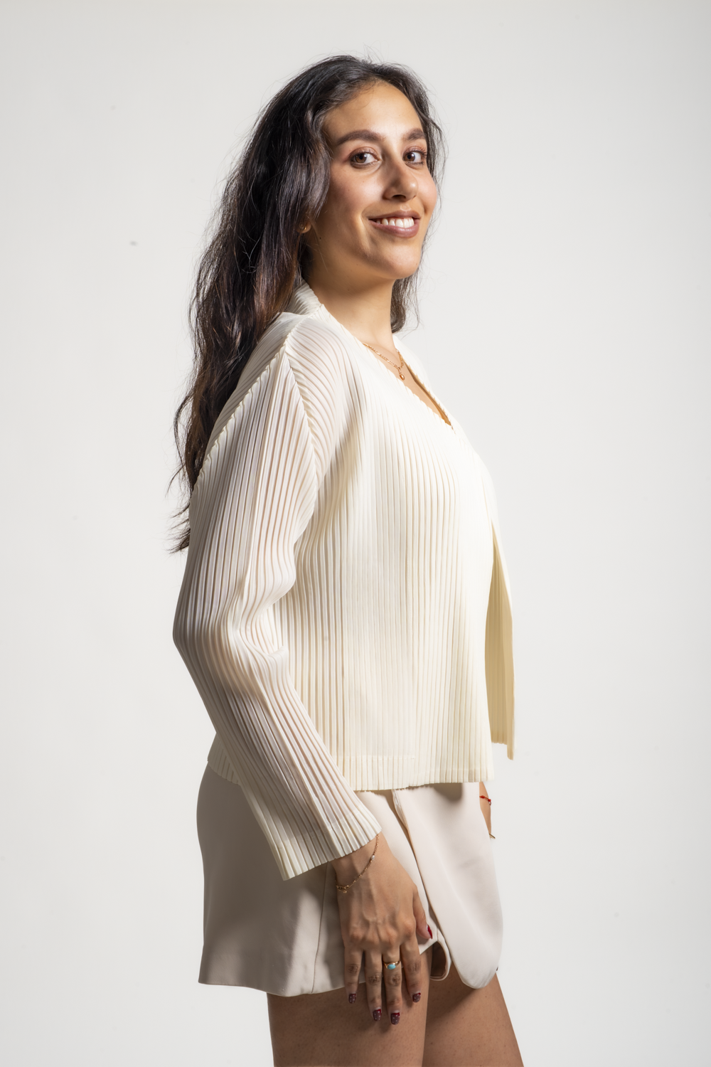 CHAQUETA VIVIANA - HUESO