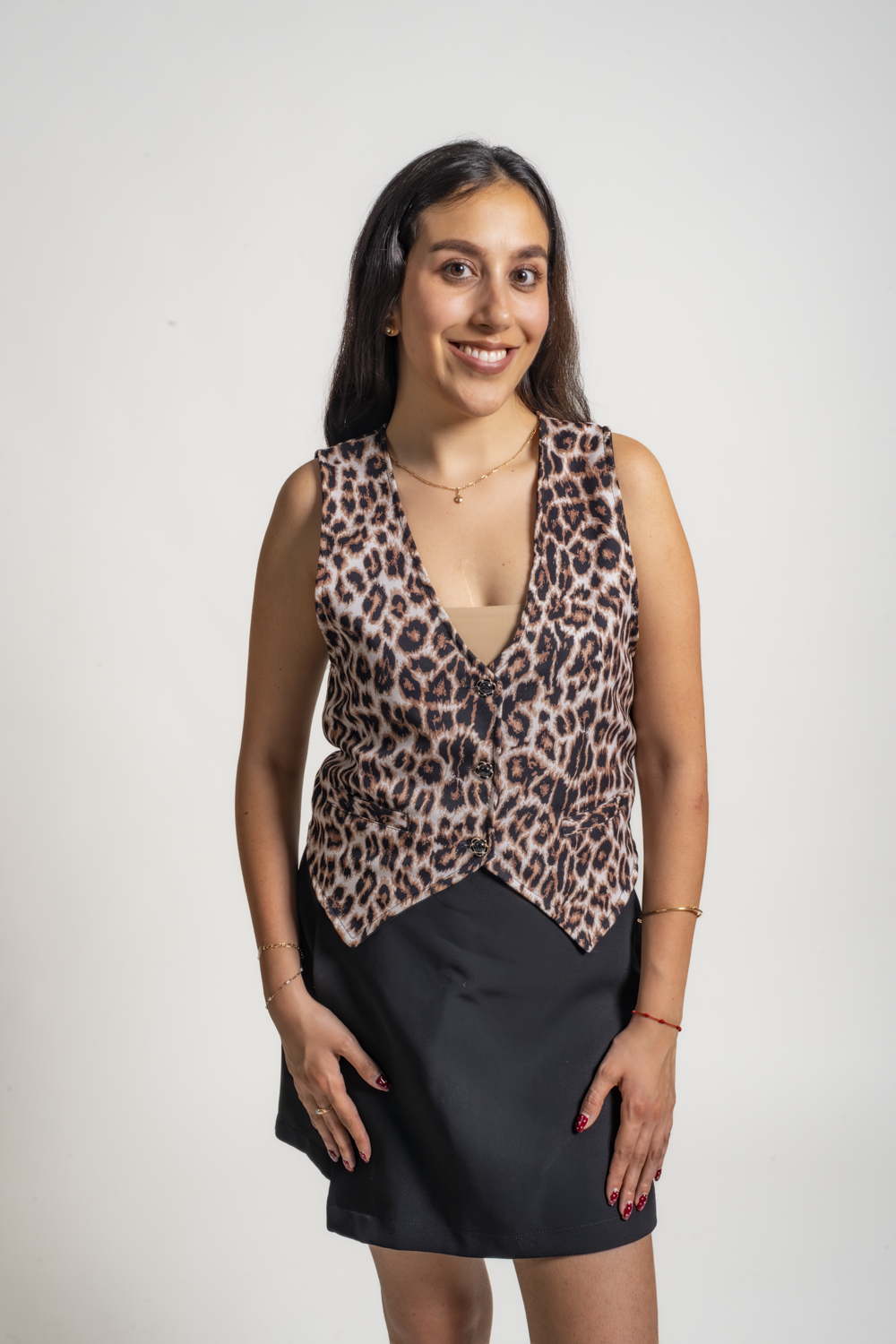 CHALECO KIRA - ANIMAL PRINT