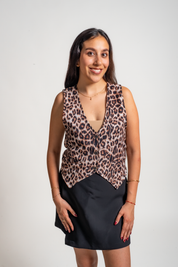 CHALECO KIRA - ANIMAL PRINT