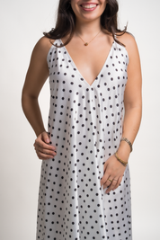 VESTIDO JESSICA - POLKA DOTS BLANCO