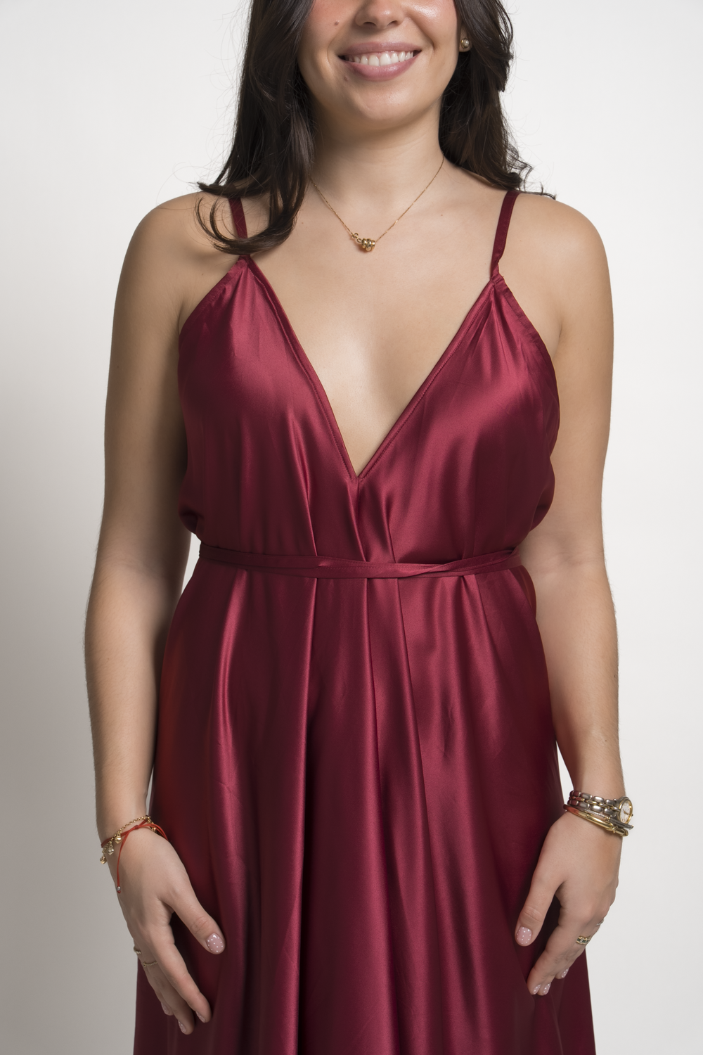 VESTIDO JESSICA - BORGOÑO