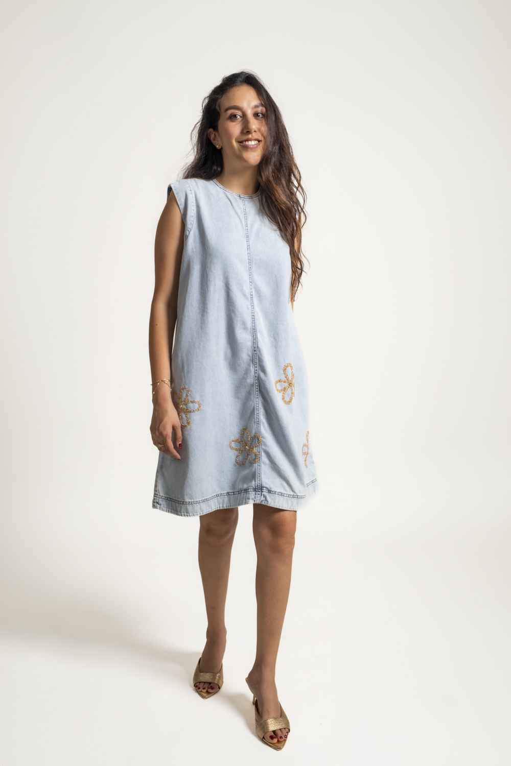 VESTIDO LIDIA - CELESTE