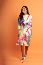 BLUSA LARGA VANIA - MULTICOLOR